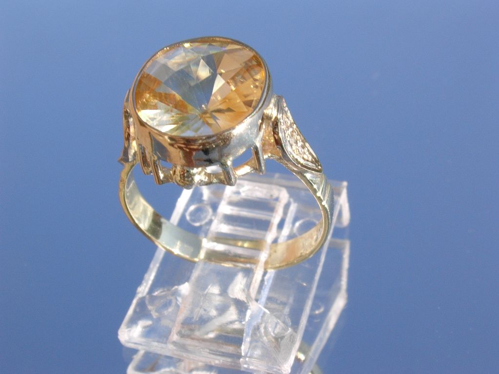14kt Briolette Citrine/Multi Diamond Ladies Ring 14kt Briolette Citrine/Multi Diamond Ladies Ring