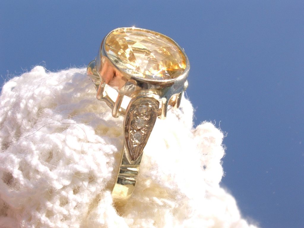 14kt Briolette Citrine/Multi Diamond Ladies Ring 14kt Briolette Citrine/Multi Diamond Ladies Ring