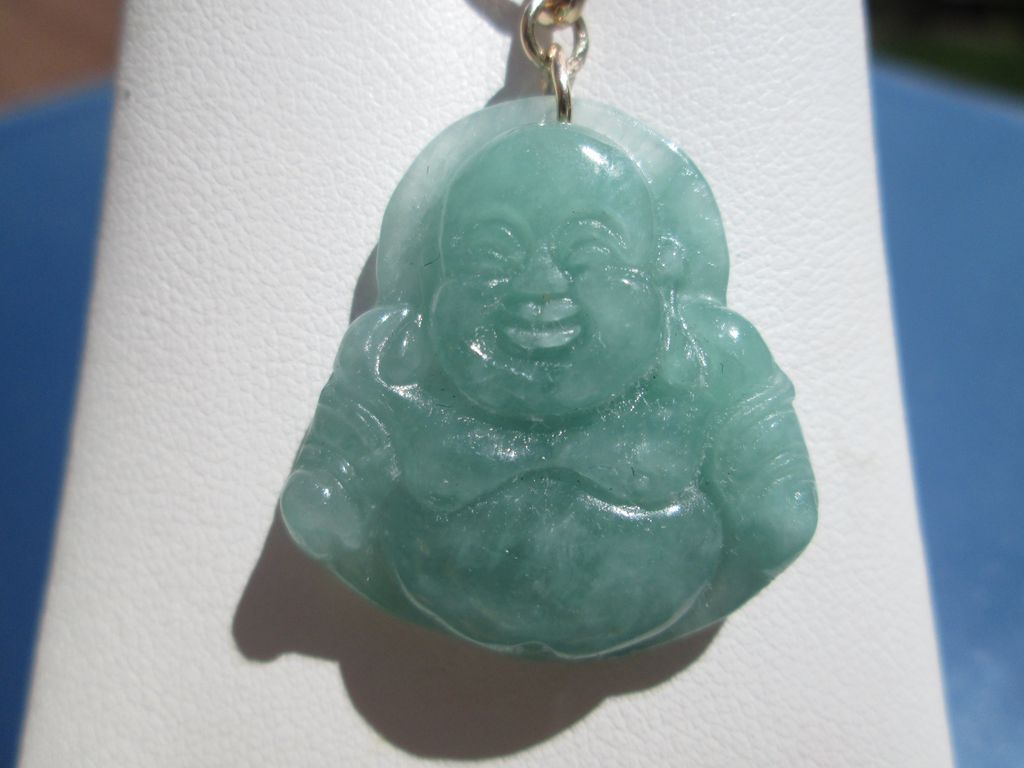14kt Smiling Buddha Artisan Pendant 14kt Smiling Buddha Artisan Pendant