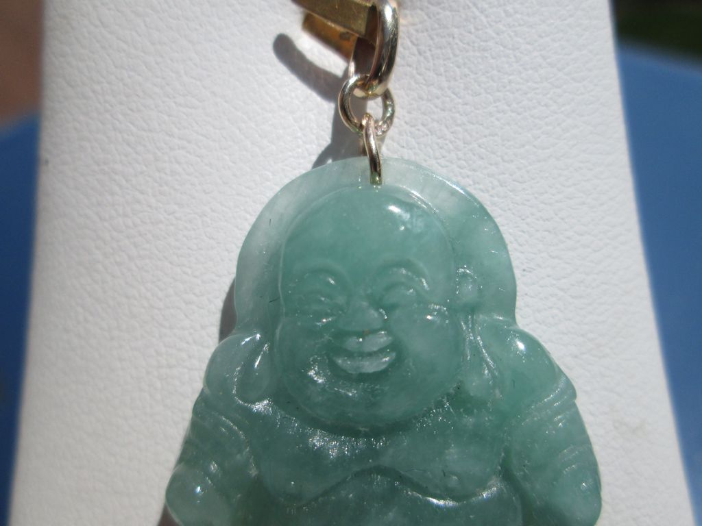 14kt Smiling Buddha Artisan Pendant 14kt Smiling Buddha Artisan Pendant