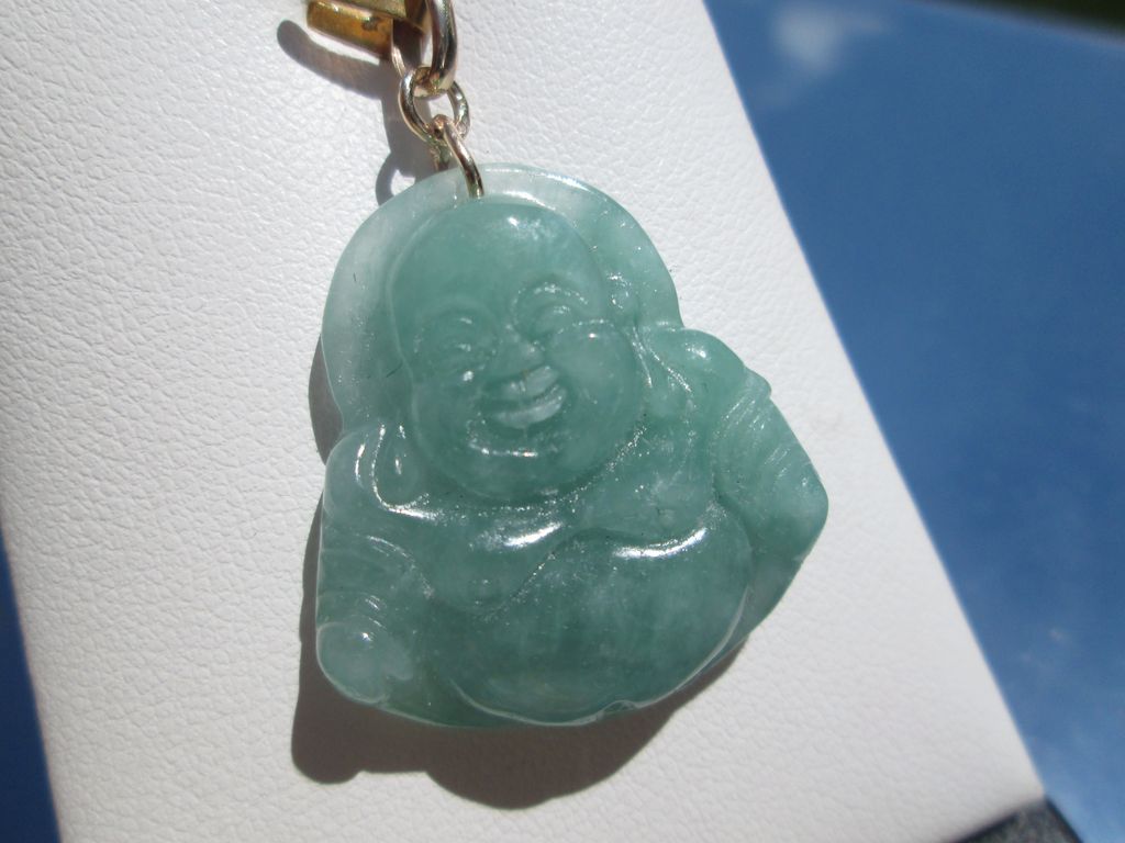 14kt Smiling Buddha Artisan Pendant 14kt Smiling Buddha Artisan Pendant