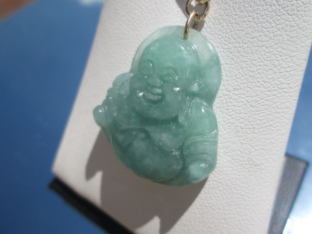 14kt Smiling Buddha Artisan Pendant 14kt Smiling Buddha Artisan Pendant