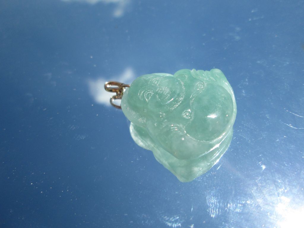 14kt Smiling Buddha Artisan Pendant 14kt Smiling Buddha Artisan Pendant