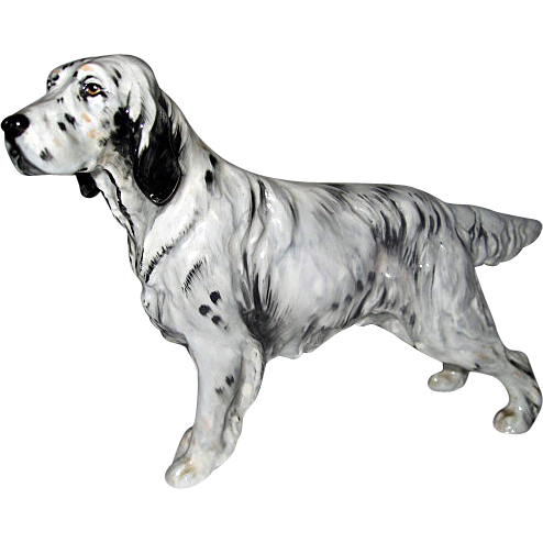 english dog figurines