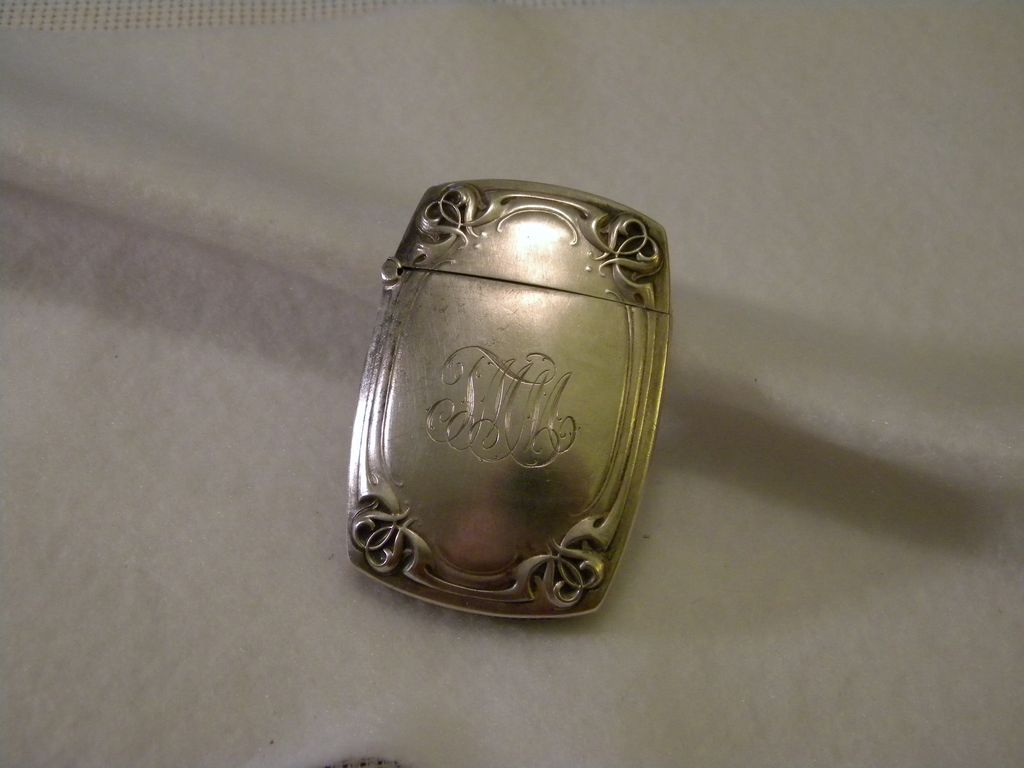 Wonderful William Kerr Sterling Silver Match Safe Wonderful William Kerr Sterling Silver Match Safe
