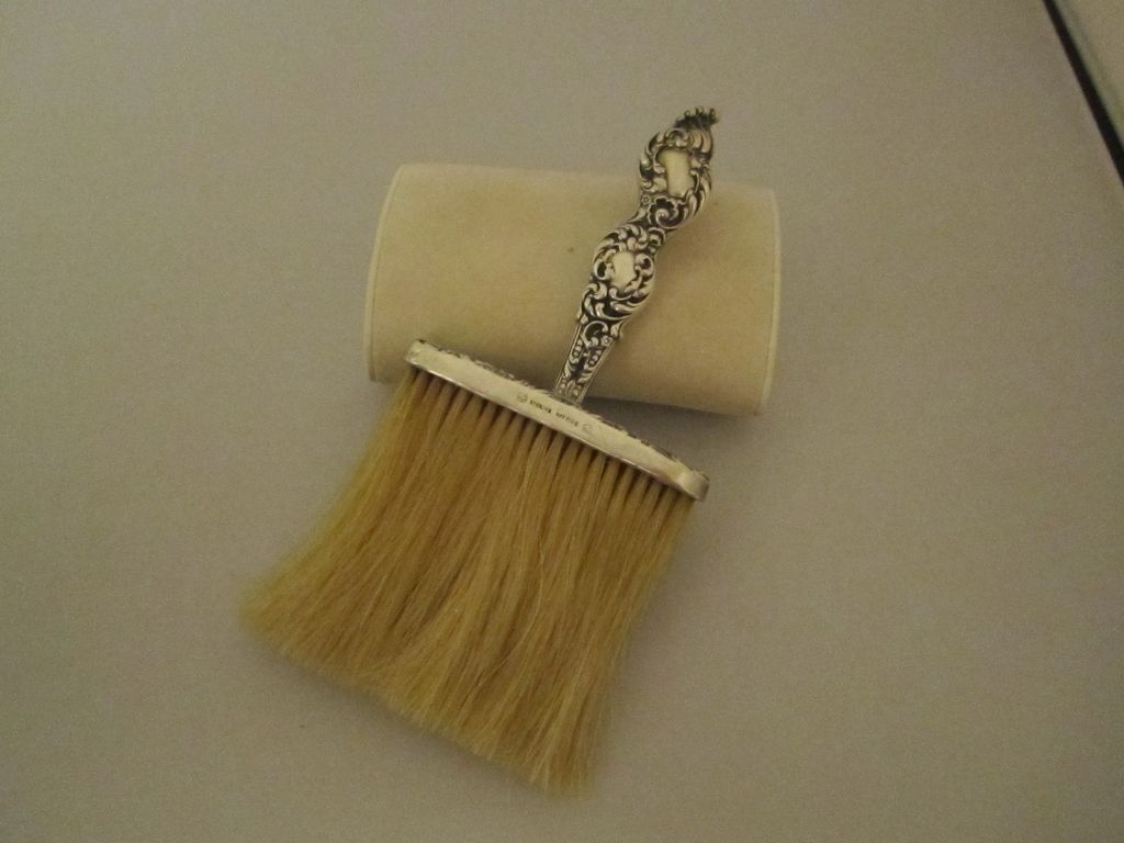 Victorian Sterling Unger Brothers Whisk Brush Victorian Sterling Unger Brothers Whisk Brush