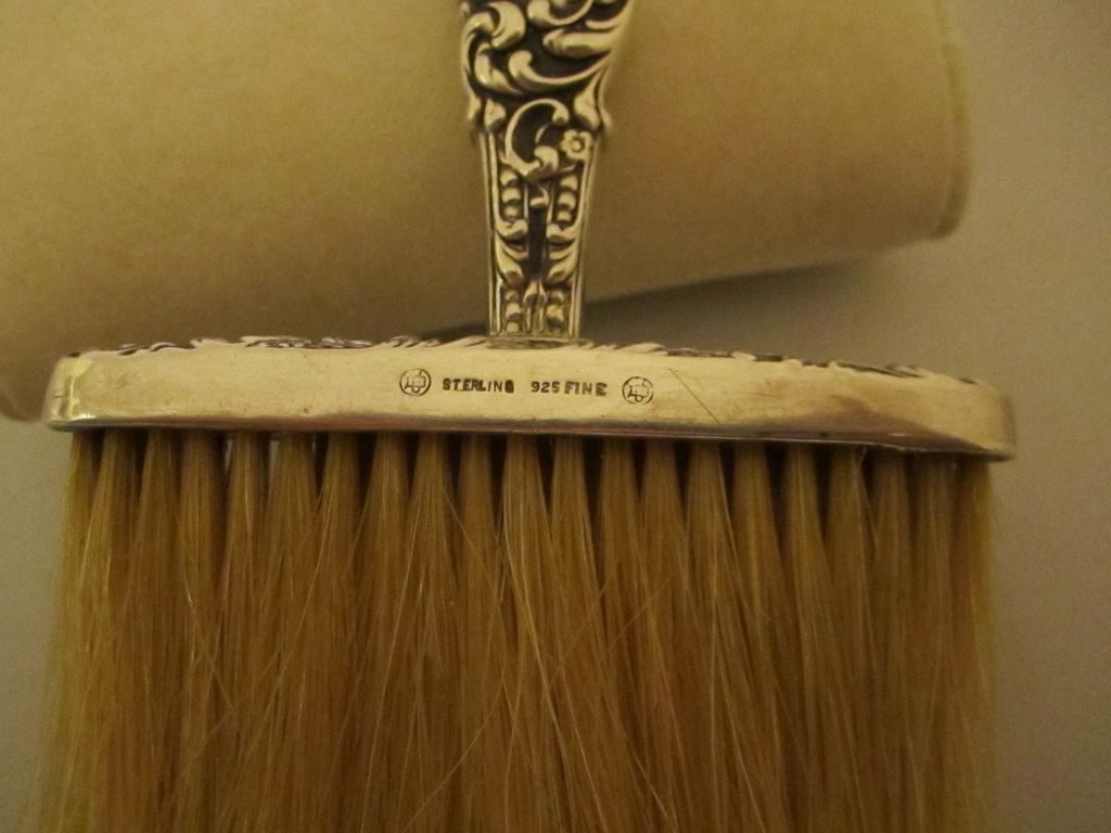 Victorian Sterling Unger Brothers Whisk Brush Victorian Sterling Unger Brothers Whisk Brush