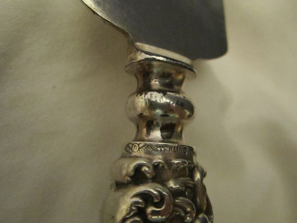 Victorian Shiebler Sterling American Beauty Cake Server Victorian Shiebler Sterling American Beauty Cake Server