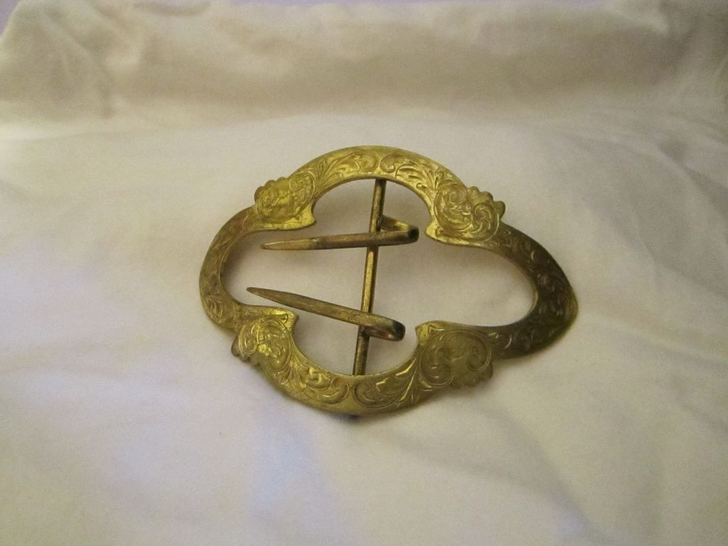 Incredibly Rare Unger Brothers Roman Alloy Sash Buckle Sterling Incredibly Rare Unger Brothers Roman Alloy Sash Buckle Sterling