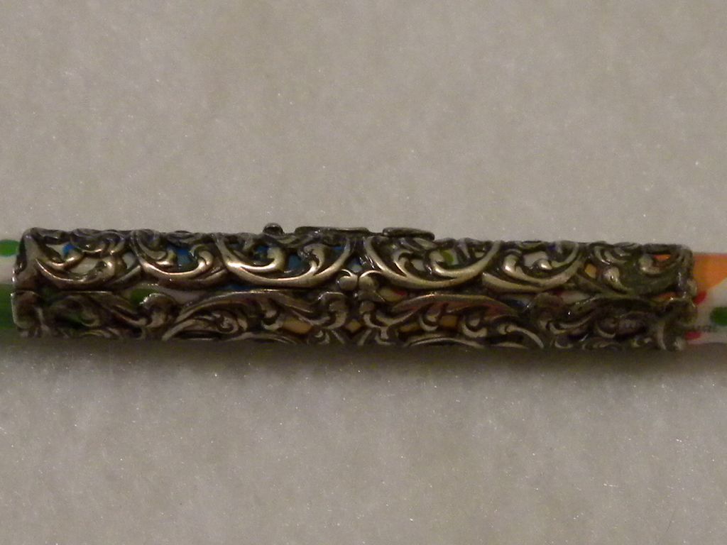 Art Nouveau Sterling Silver Unger Brothers Pencil Cover Art Nouveau Sterling Silver Unger Brothers Pencil Cover
