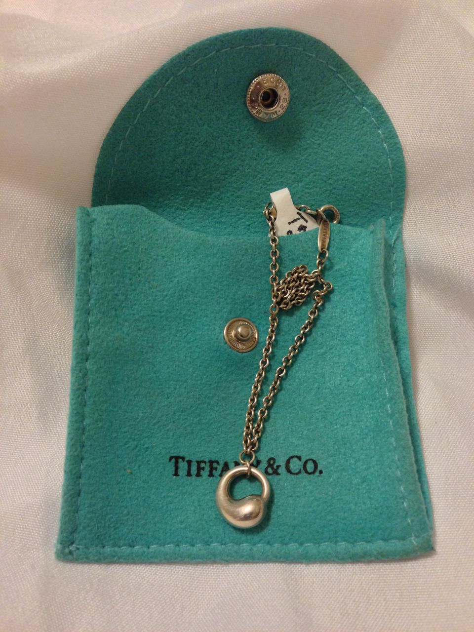 Vintage Tiffany & Co Elsa Peretti Sterling Eternal Circle Charm Bracelet Vintage Tiffany & Co Elsa Peretti Sterling Eternal Circle Charm Bracelet