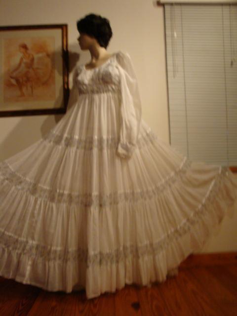 Vintage Gunne Sax Dress Gauzy Victoiran dress Party dress Wedding
