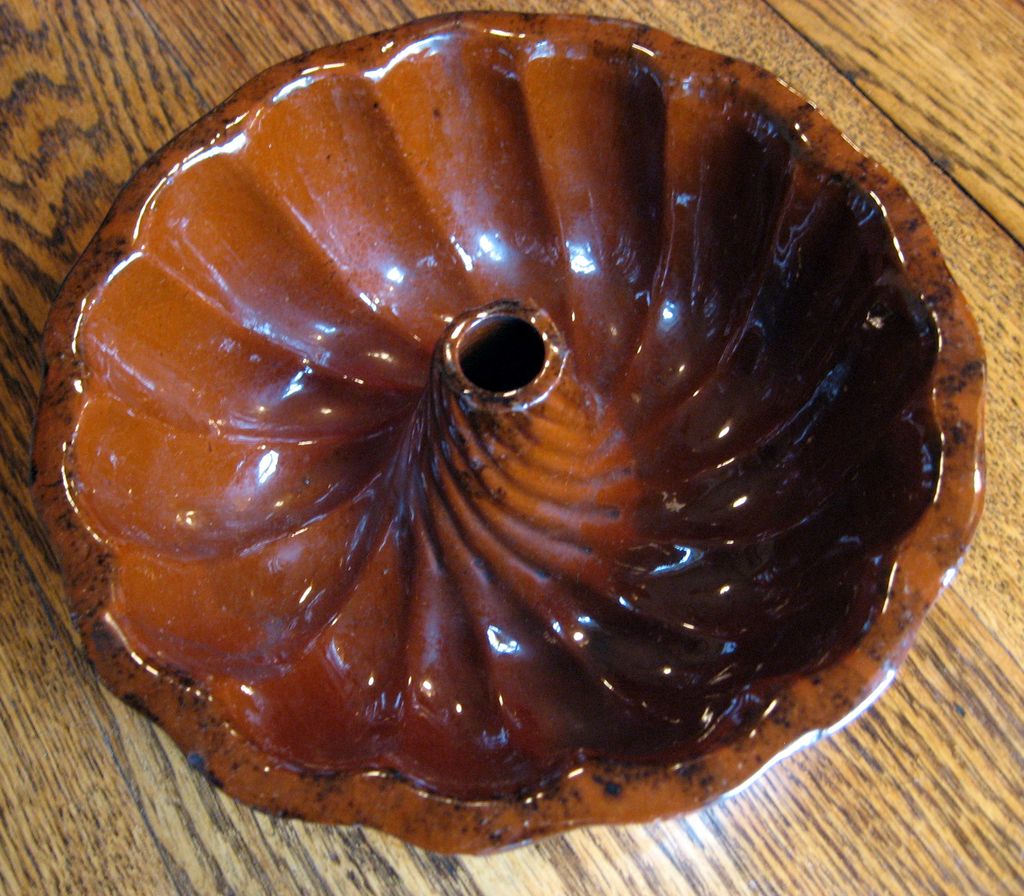 Redware Turks Head Mold Redware Turks Head Mold