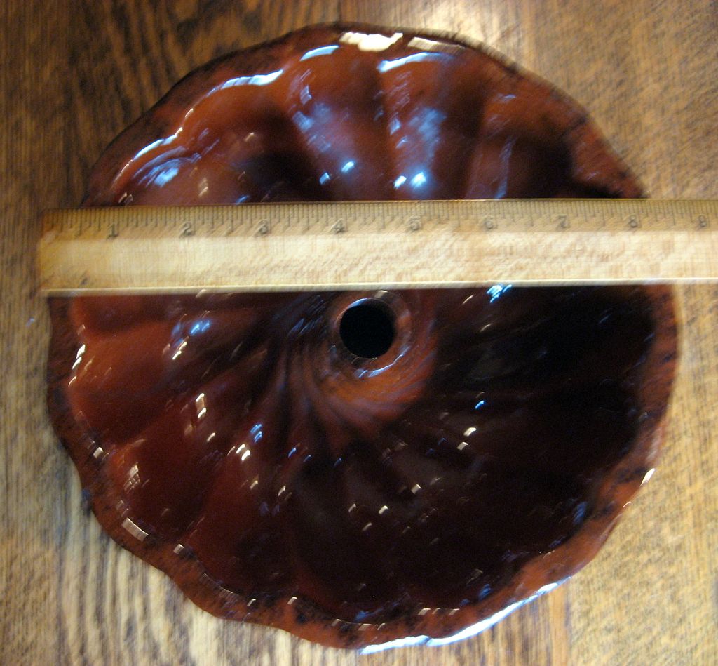 Redware Turks Head Mold Redware Turks Head Mold