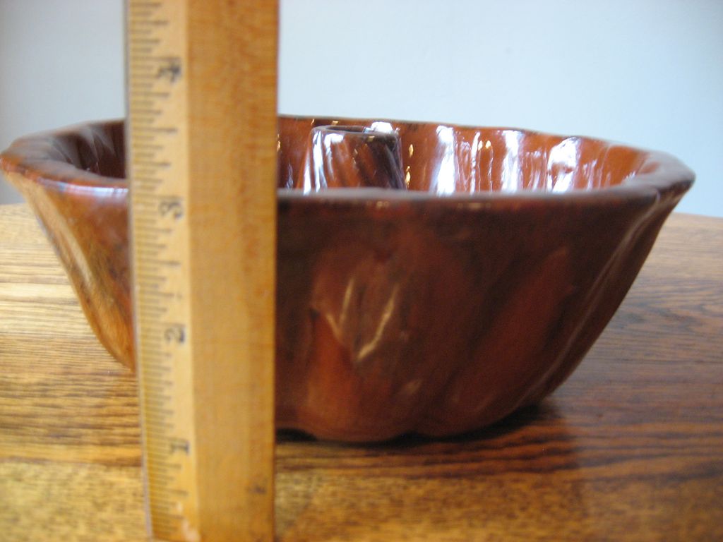 Redware Turks Head Mold Redware Turks Head Mold