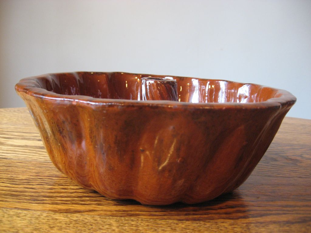 Redware Turks Head Mold Redware Turks Head Mold