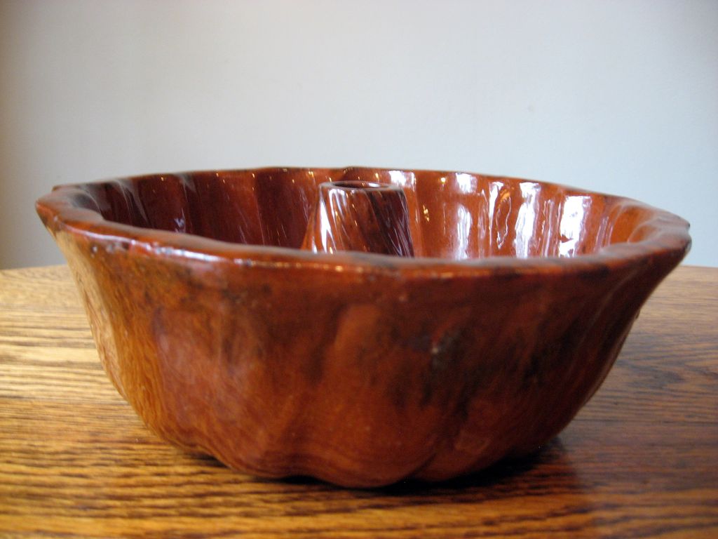 Redware Turks Head Mold Redware Turks Head Mold
