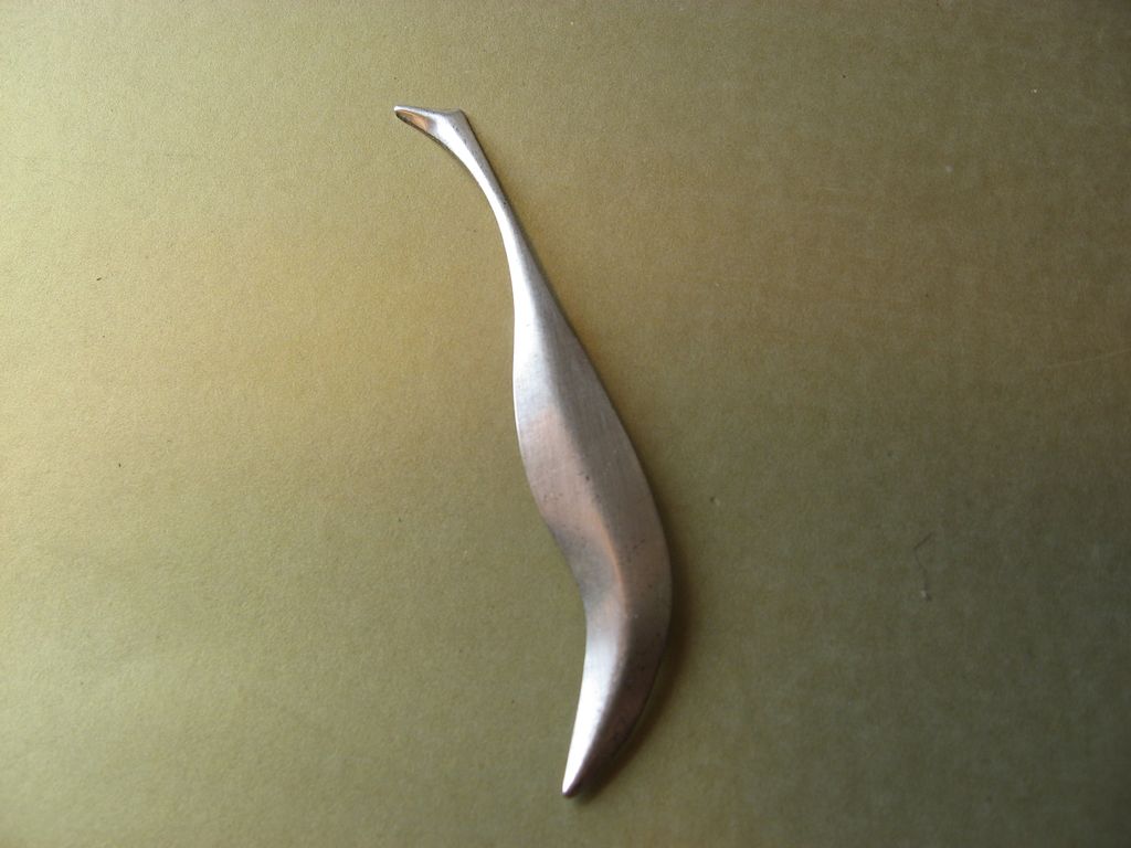 Sterling Silver Marked Brooch/Pin, Modernistic Version of a Bird Sterling Silver Marked Brooch/Pin, Modernistic Version of a Bird