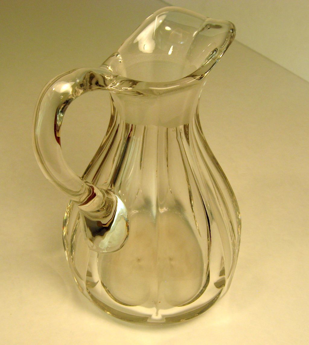 Heisey Cruet and Stopper, Marked Heisey Cruet and Stopper, Marked