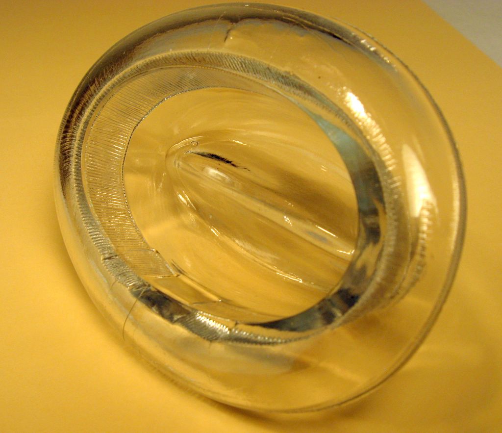 Vintage Clear Glass Fedora Hat Candy Container Vintage Clear Glass Fedora Hat Candy Container