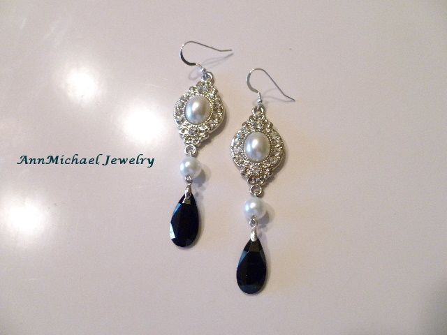 Bridal Mystique - Rhinestone Crystal Earrings Bridal Mystique - Rhinestone Crystal Earrings