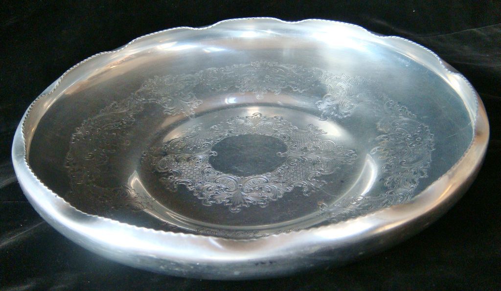 12" Embossed Aluminum Centerpiece Bowl 12" Embossed Aluminum Centerpiece Bowl