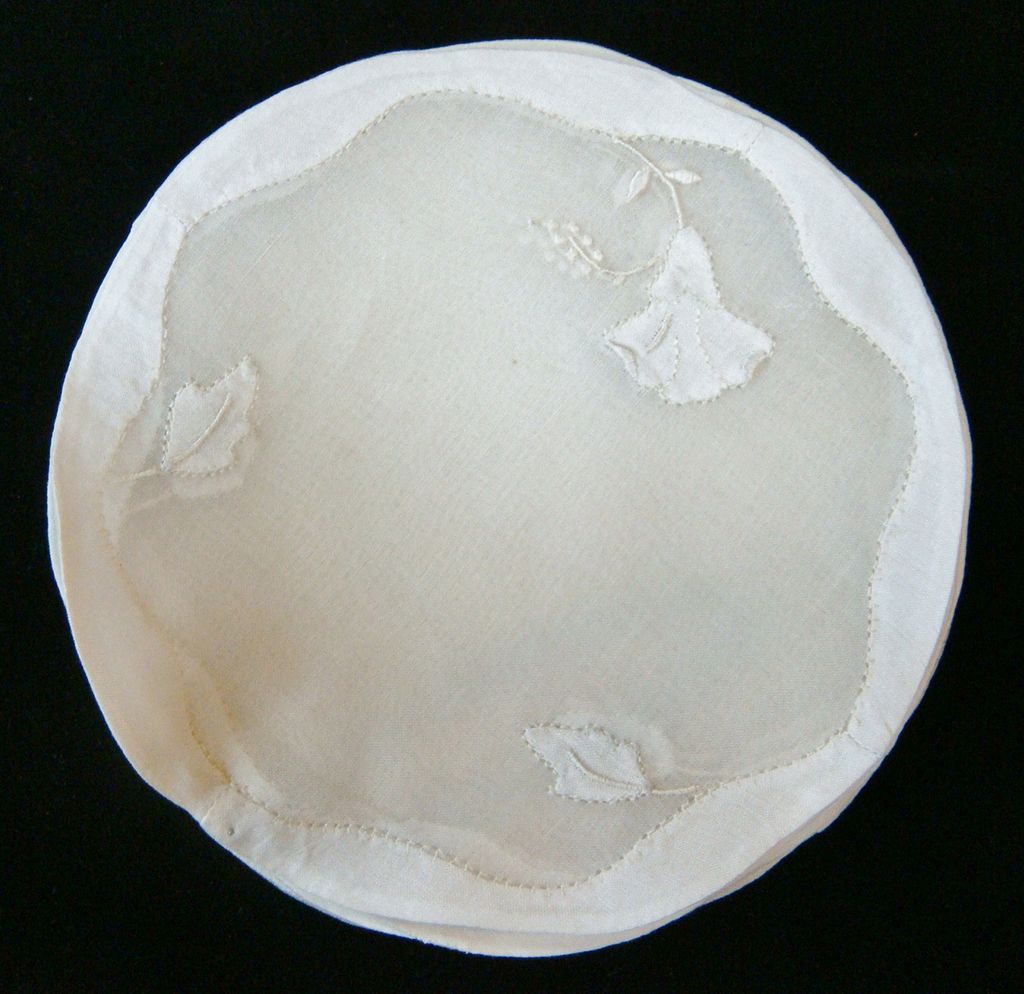 12 Never Used Madeira Organdy Goblet Rounds or Coasters 12 Never Used Madeira Organdy Goblet Rounds or Coasters