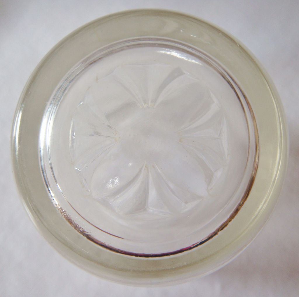 Crystal Hazel Atlas Royal Lace Juice Glass Crystal Hazel Atlas Royal Lace Juice Glass