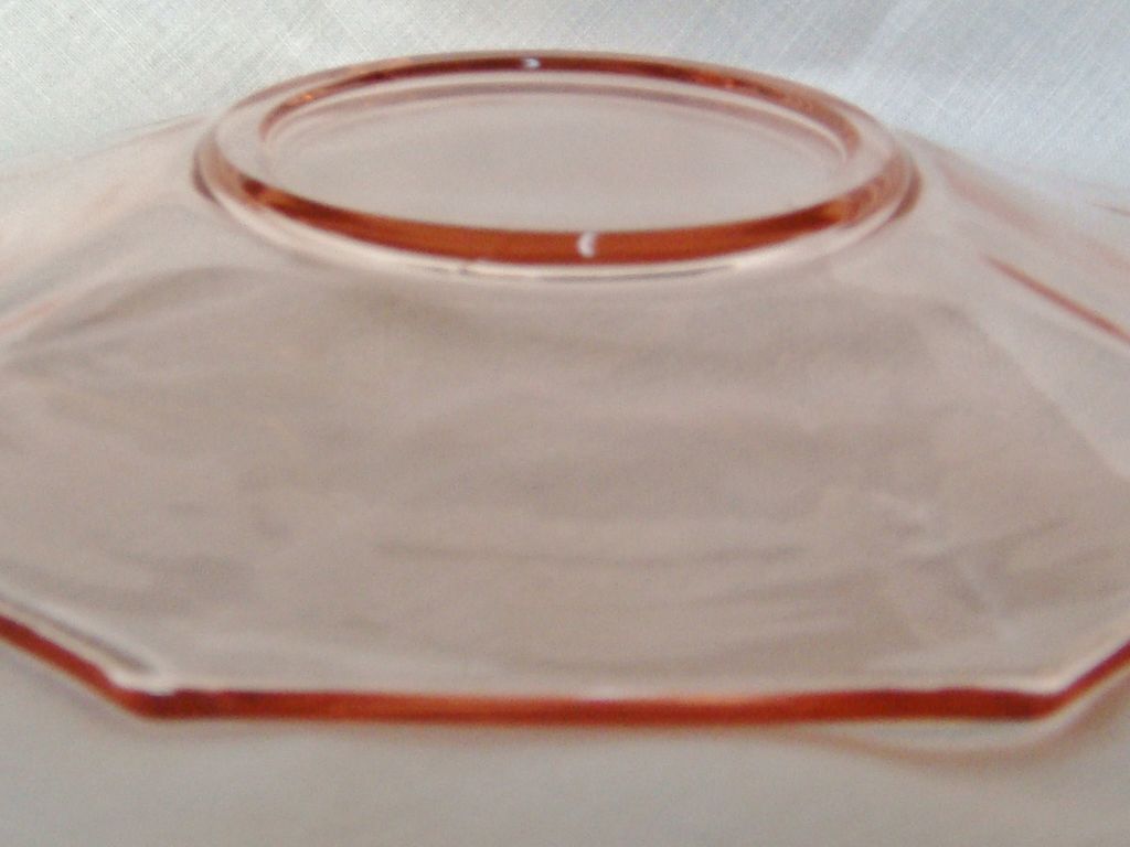 Pink Octagonal Serving Plate or Dish, 8" Pink Octagonal Serving Plate or Dish, 8"