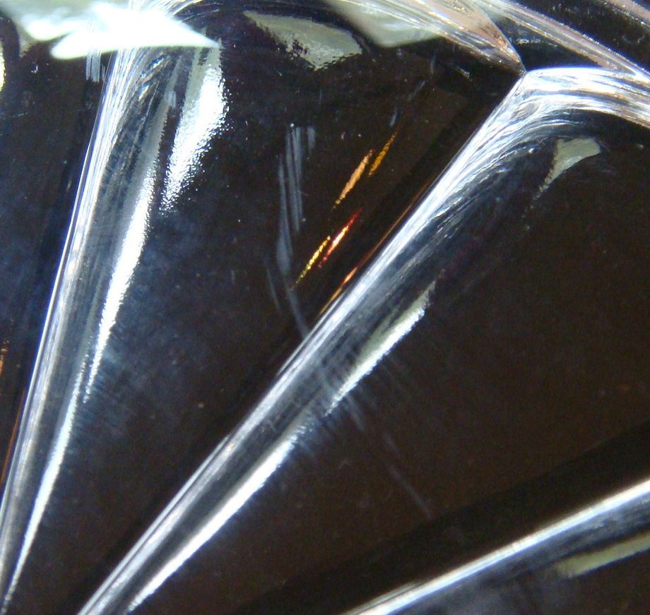 Set 4 Fostoria HFM Argus Crystal 8" Plates Set 4 Fostoria HFM Argus Crystal 8" Plates