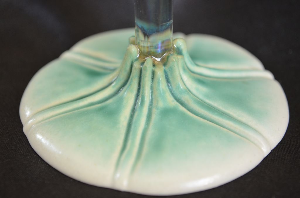 Newman Ceramic Works Three Pottery Tulip Goblets Retired Newman Ceramic Works Three Pottery Tulip Goblets Retired