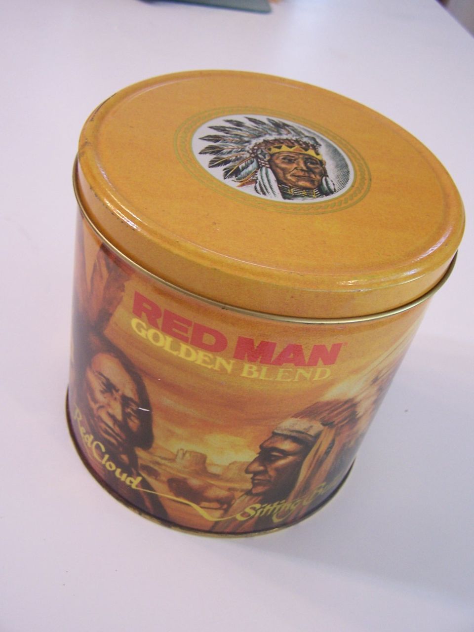 Vintage Limited Edition Red Man Tobacco Tin Vintage Limited Edition Red Man Tobacco Tin
