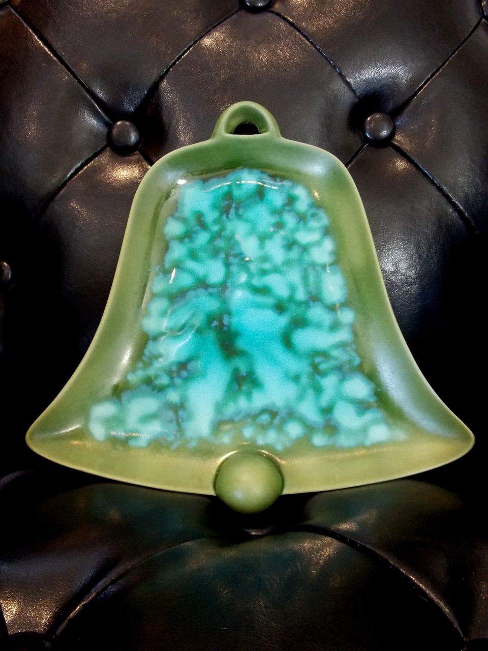 Vintage Ceramic Bell Cookie Plate Vintage Ceramic Bell Cookie Plate