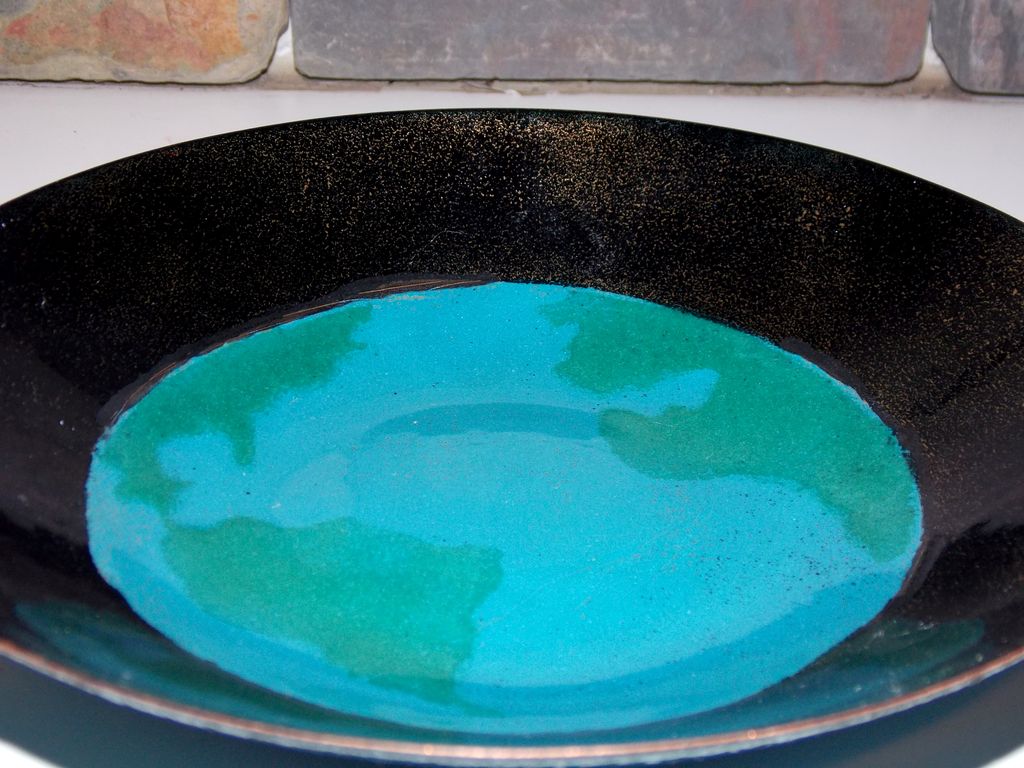 Copper Earth Enamel bowl Copper Earth Enamel bowl