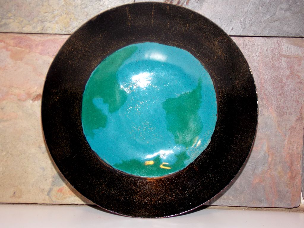 Copper Earth Enamel bowl Copper Earth Enamel bowl