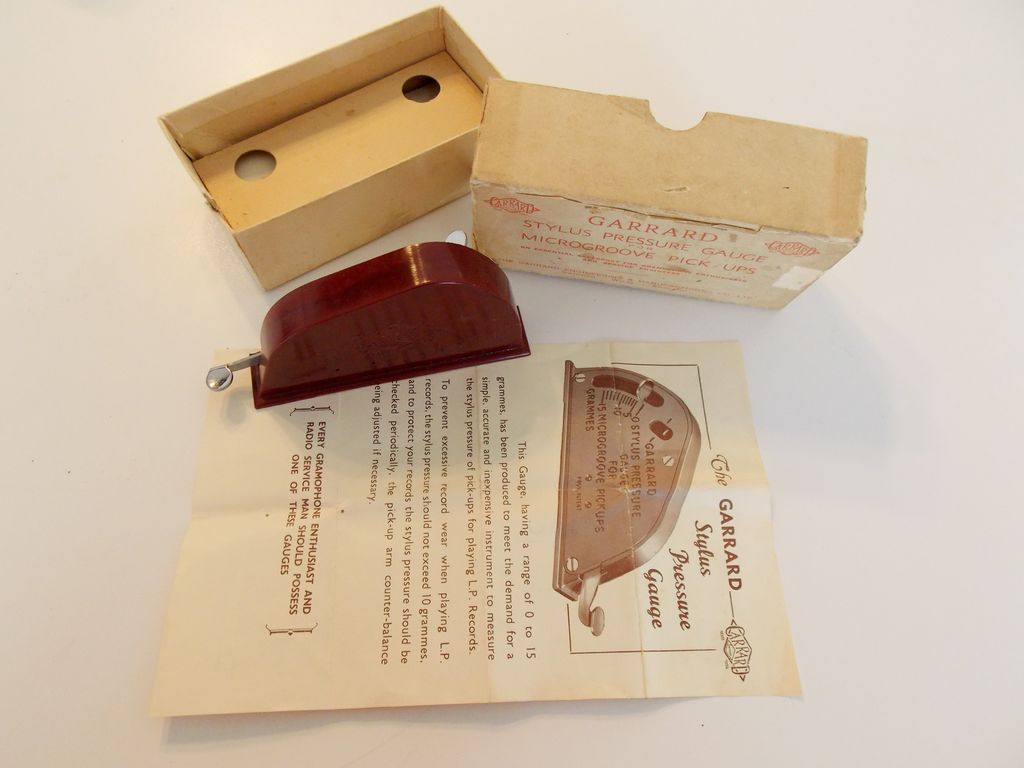 Garrard Stylus Pressure Gauge Garrard Stylus Pressure Gauge
