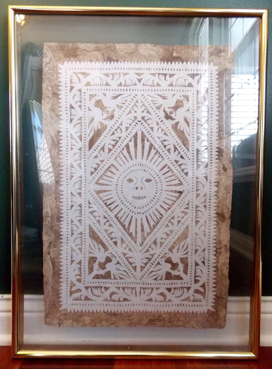 REDUCED Certified Papel Picado Mexican folk art Picture REDUCED Certified Papel Picado Mexican folk art Picture