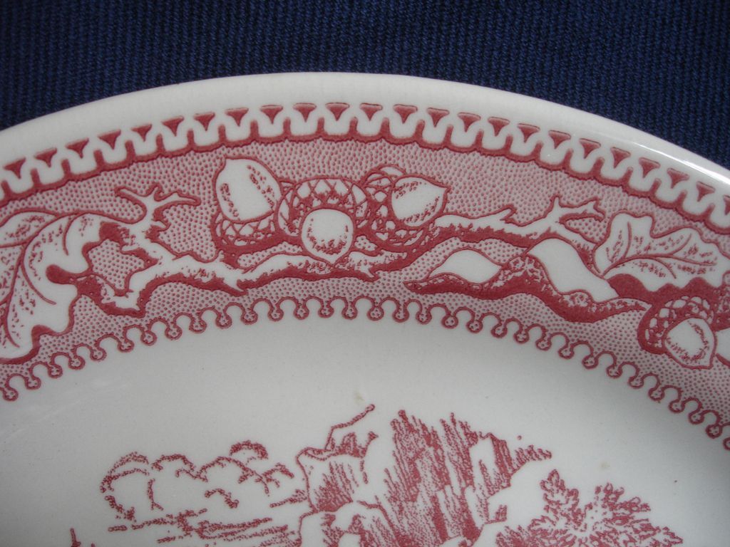 Royal China Co. 'Memory Lane' Pink Cake Plate Royal China Co. 'Memory Lane' Pink Cake Plate