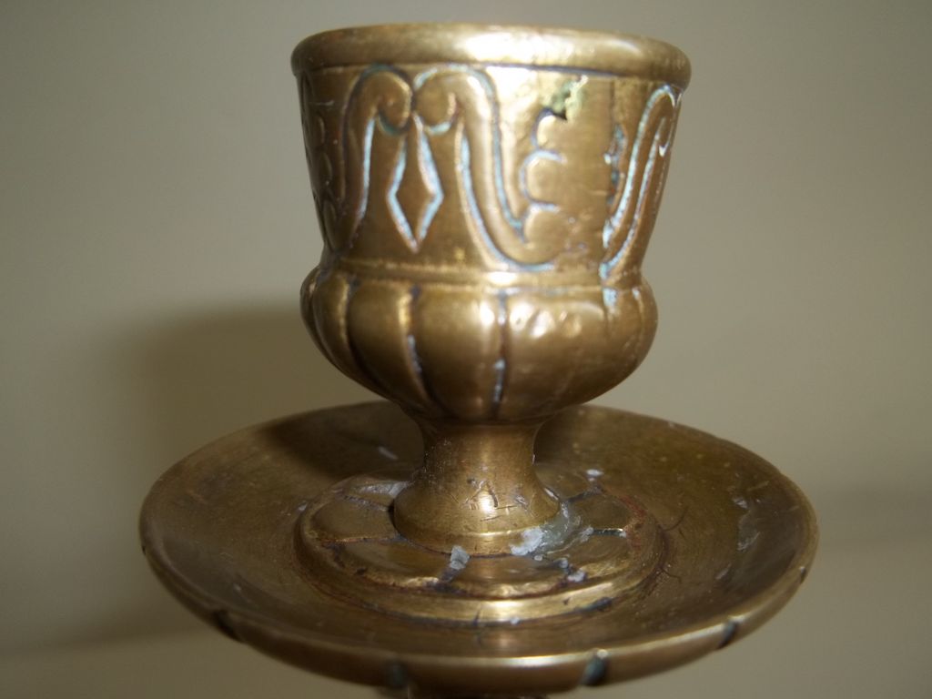 Victorian Brass Candlestick Victorian Brass Candlestick