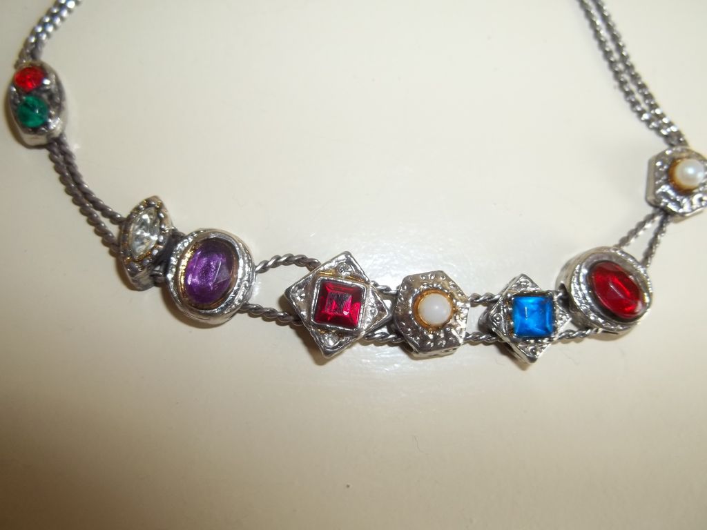 Charming Slider Bracelet 1930's Charming Slider Bracelet 1930's