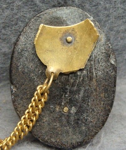 Civil War Gutta Percha Pendant Of Roman Soldier Civil War Gutta Percha Pendant Of Roman Soldier