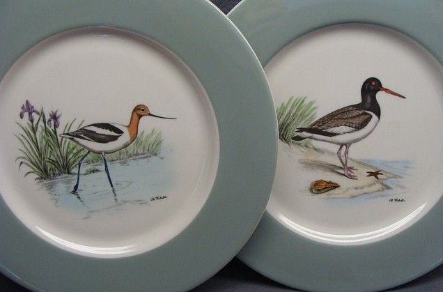 8 Delano Studios 11" Shore & Water Bird Plates Dennis Puleston 8 Delano Studios 11" Shore & Water Bird Plates Dennis Puleston