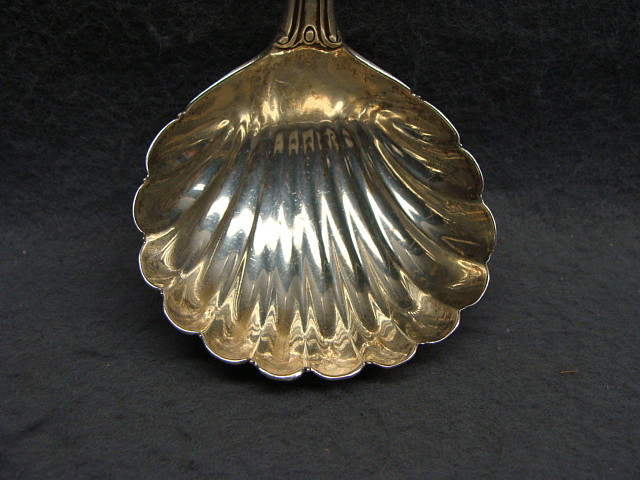 Antique American Coin Silver Shell Shape Ladle Josephine Pattern Ca 1850 Antique American Coin Silver Shell Shape Ladle Josephine Pattern Ca 1850