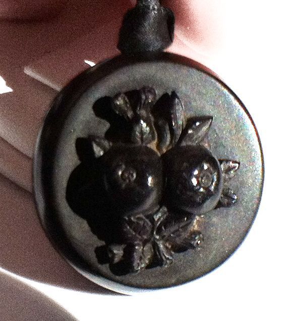 Victorian Vulcanite Locket Victorian Vulcanite Locket