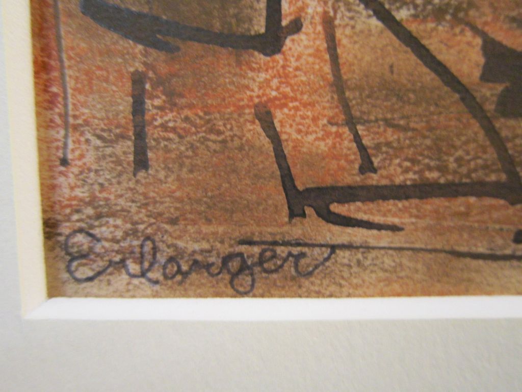 Monhegan Island, Maine Drawing of "Squeaker Cove" (No. 1) by E. Erlanger, Listed Artist Monhegan Island, Maine Drawing of "Squeaker Cove" (No. 1) by E. Erlanger, Listed Artist
