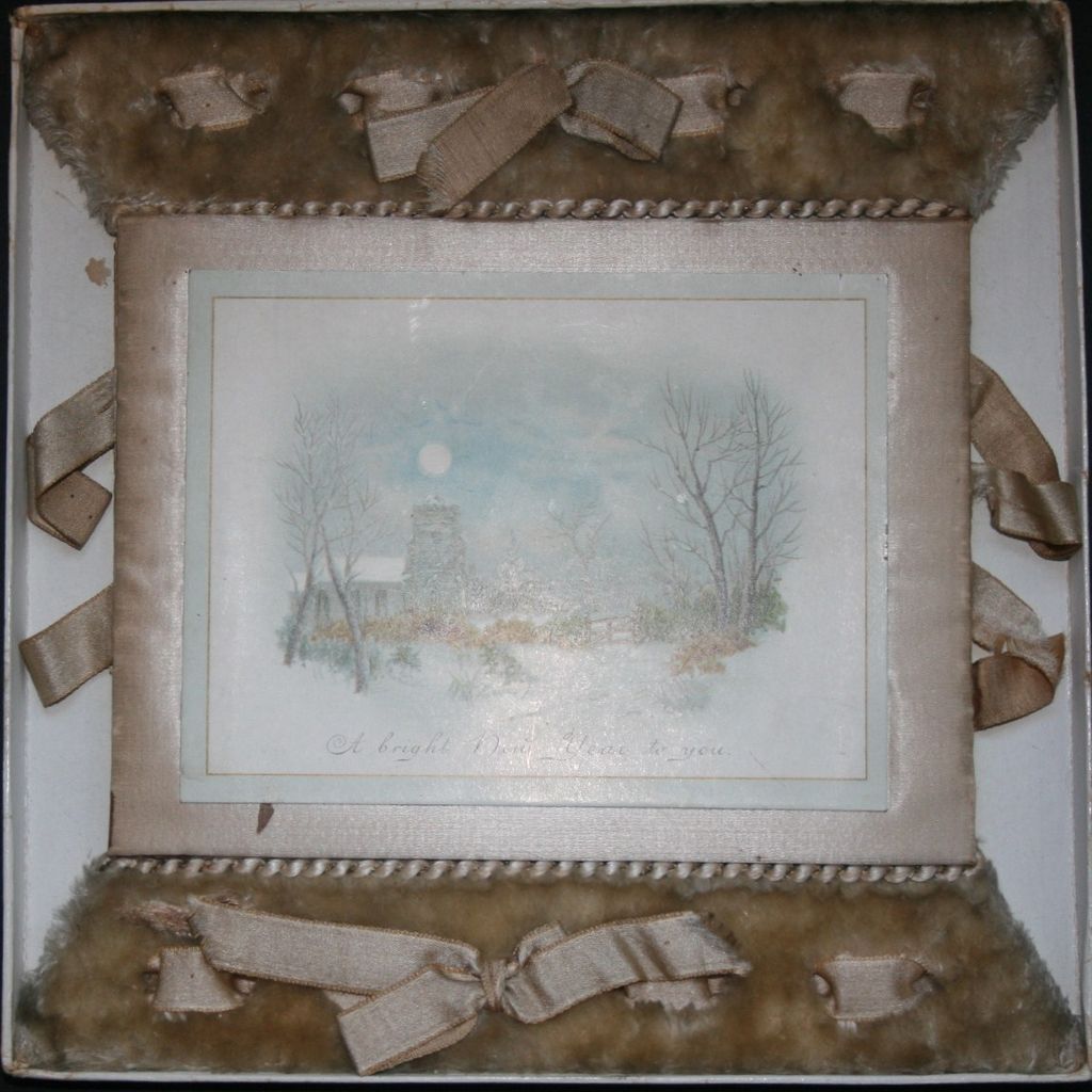 Bullard Art Publishing Company Antique Card In Original Box Bullard Art Publishing Company Antique Card In Original Box