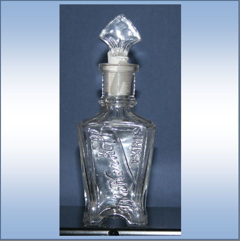 D' Kerkoff, Paris, France Bottle with Fan stopper D' Kerkoff, Paris, France Bottle with Fan stopper