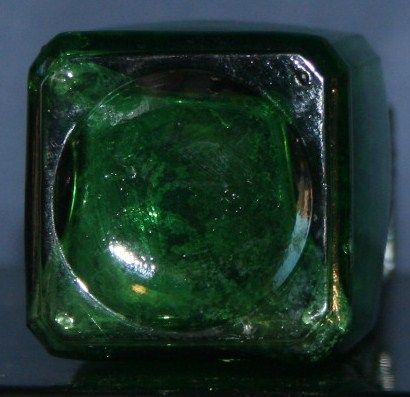Vintage Emerald Green Smelling Salts Bottle with Stopper Vintage Emerald Green Smelling Salts Bottle with Stopper