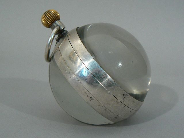 Antique Magnifying Glass ROUND Ball Clock Antique Magnifying Glass ROUND Ball Clock