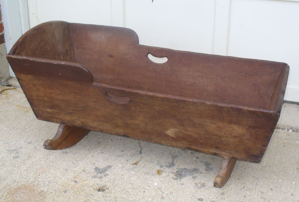 Antique Wooden Cradle